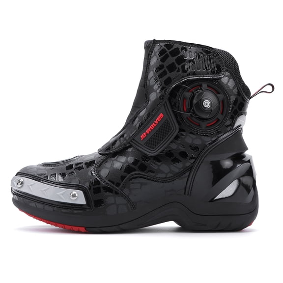JG WOLVES - All-Season Comfort & Adventure - Waterproof Touring & Off-Road Riding Shoes - For Men & Women,Luminous black,42