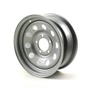 Recstuff JG Wheels Steel 15" Wheel 5 x 4.5" Bolt Pattern, Silver