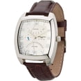 thumbnail image 1 of JG1320-18 Men's Silver Dial Dual Time Display Watch, 1 of 4