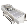 thumbnail image 1 of JG40-95 Linear type Sieve Machine Vibrating Screen 1mm and 4mm Screen Mesh Full Stainless Steel, 1 of 9