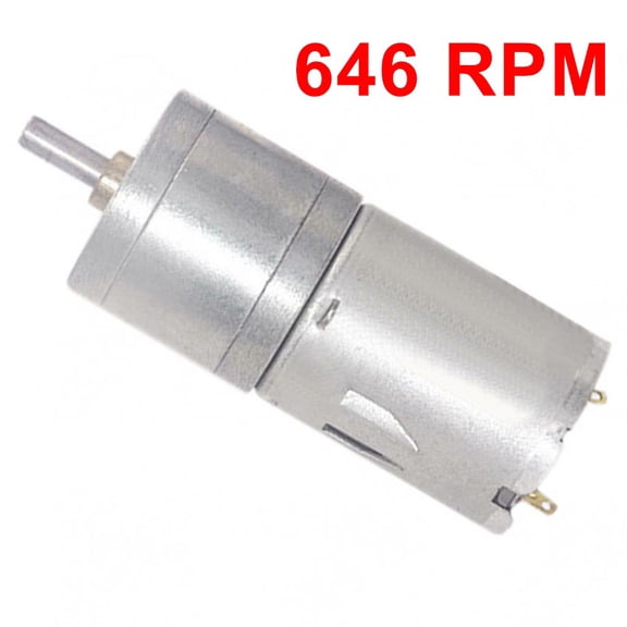 JGA25-370 12V Geared Motor DC Motor Electric Gear Motor High Torque M2.5 x 5mm