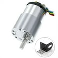 thumbnail image 1 of JGB37-520 Hall Encoder Miniature DC Geared Motor 6V 12V Forward And Reverse 6RPM~1590RPM With Speed Measurement ,Low Noise - 18RPM_12V BRACKET MOTOR, 1 of 6