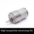 thumbnail image 1 of JGB37-520 Miniature High Torque Metal Gear Reducer Motor 6V/12V/24V 7RPM ~ 960RPM Micro Speed Adjustable Forward And Reverse, 1 of 6