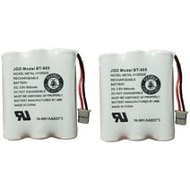 JGD BT-905 BT-800 BBTY0663001 Battery Compatible with Uniden BT905 BT800 BT-1006 BP-905BBTY-0444001 BBTY-0449001 Panasonic P-P501 P-P508 AT&T 200 24032 Cordless Telephones (2-Pack)