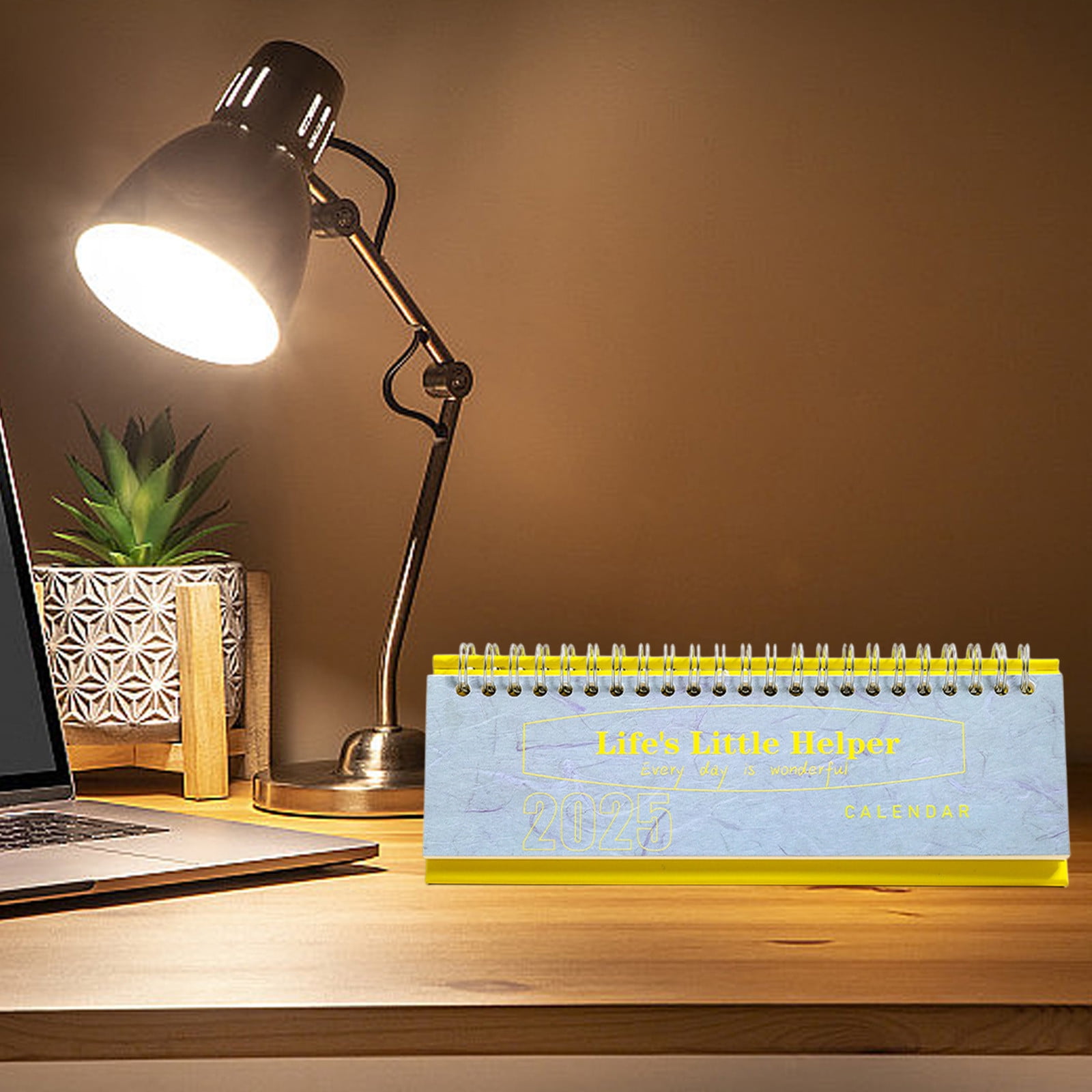 JGF844 2025 Fashion Calendar Mini English Desk Calendar Agenda Office ...