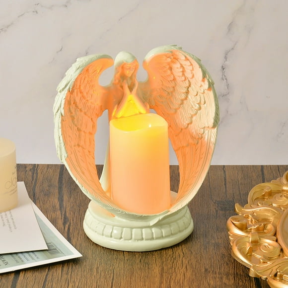 JGF844 Clearance Deals! Angel Candle Holders Ornament Candle Lamp