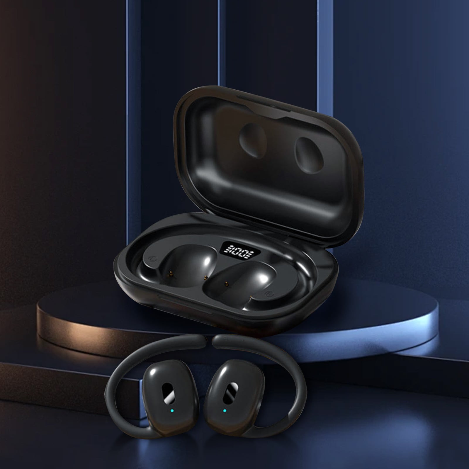 Earless Reed JGF844 Bluetooth 5.3 Open Earless Stereo Surround Sound Intelligent ...