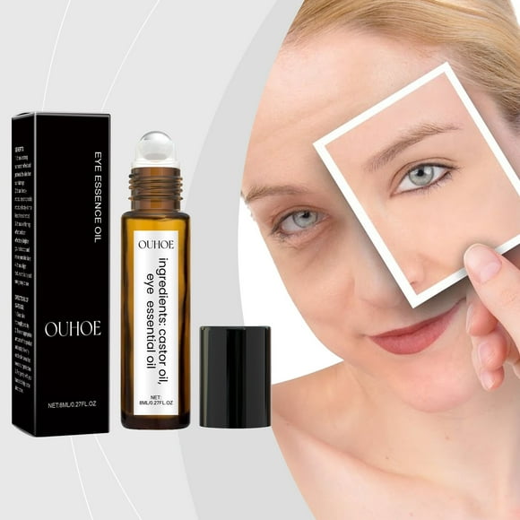 JGF844 Eye Roll-On Castor Oil Eye Oil Brightens Around The EyesMild Convenient To Use 8ml