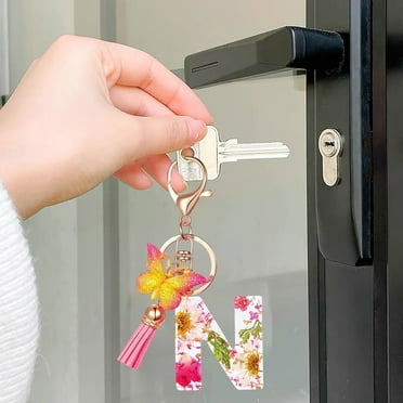JGF844 Initial Letter Keychain
