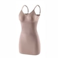 thumbnail image 1 of JGGSPWM Body Shaper For Women Under Dress One Piece Full Slip Tummy Control Shapewear Dress With Adjustable Spaghetti Strap Beige S, 1 of 8