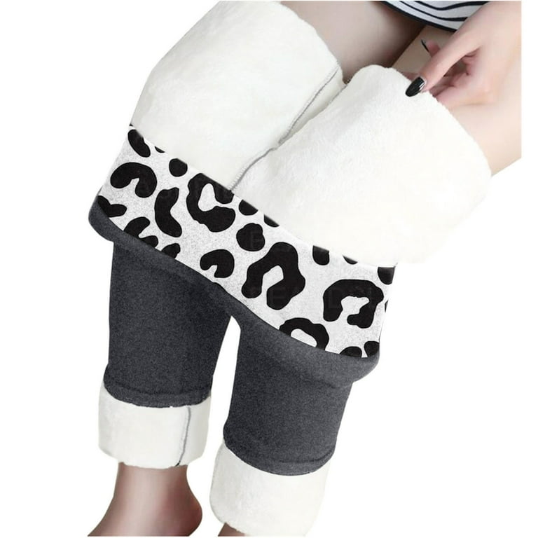 Casual Warm Winter Solid Pants,soft Clouds Fleece Leggings For
