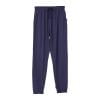 JGGSPWM Elastic Waist Jogger Pants for Women Drawstring Trousers with Pockets Navy M