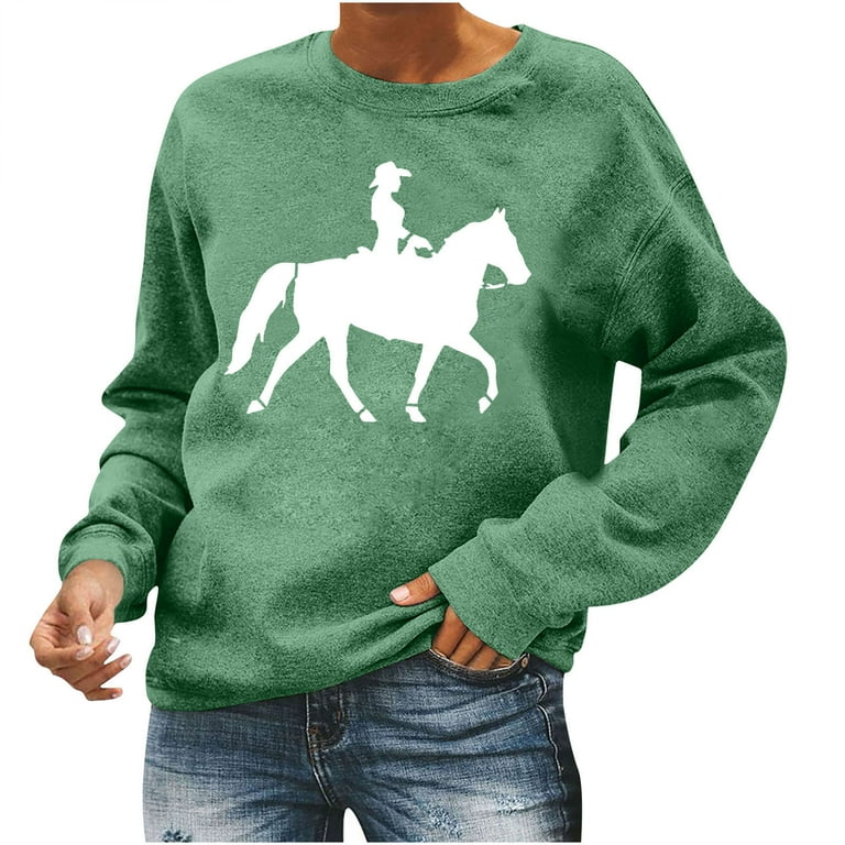 Riding sale girl sweatshirt