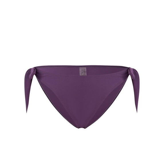 JGGSPWM Low Rise Bikini Bottoms String Bathing Suit Bottoms for Women Side Tie Swim Bottoms Swimsuit Purple M