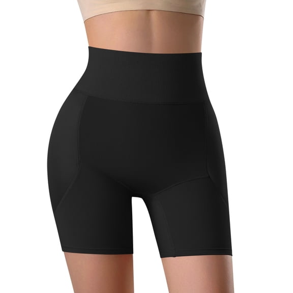 JGGSPWM (M-XXXXL) Plus Size Shapewear for Women Tummy Control Body Shaper Butt Lifter Shapewear Shorts Black XL