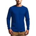 thumbnail image 1 of JGGSPWM Men's Long Sleeve Shirts UPF 50+ UV Sun Protection Athletic Shirts for Hiking Running Workout Lightweight Breathable Blue XXL, 1 of 9