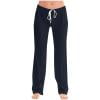 thumbnail image 1 of JGGSPWM Plus Size Women's Elastic Waist Drawstring Pants Casual Straight Leg Trousers Navy 2XL, 1 of 5