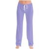 thumbnail image 1 of JGGSPWM Plus Size Women's Elastic Waist Drawstring Pants Casual Straight Leg Trousers Purple L, 1 of 5