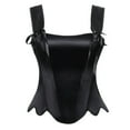 thumbnail image 1 of JGGSPWM Satin Corset Tops for Women Laceup Vintage Overbust Bustier Sexy Going Out Party Camisole Crop Tank Top Black S, 1 of 8