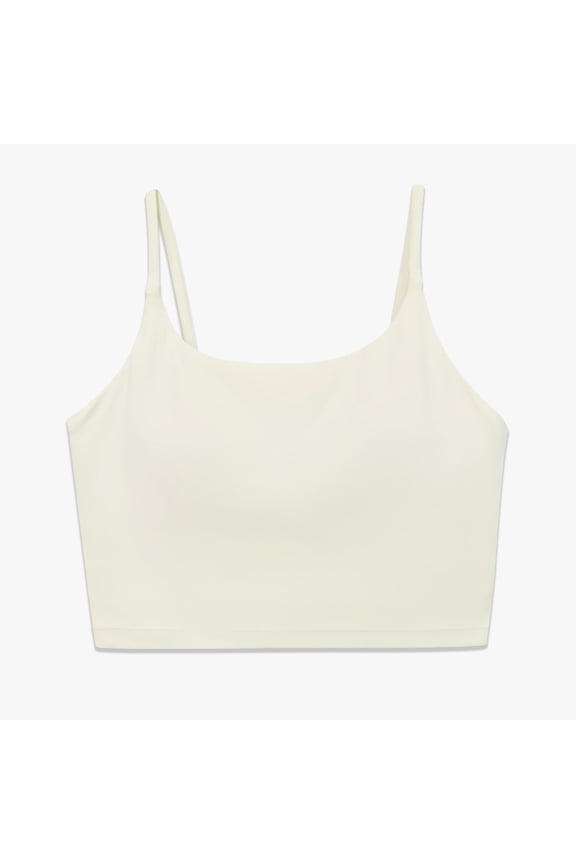 Sports Bras for Women Quick-Dry Padded Wirefree Workout Cropped Tank Tops Camisole Yoga Fitness Running Gym Khaki XL