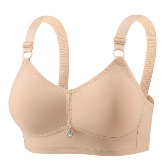 JGGSPWM Wireless Bras for Women No Underwire Full Coverage Supportive T ...