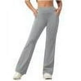 thumbnail image 1 of JGGSPWM Women's Business Casual Work Pants with Pockets Pull On Office Slacks Gray S, 1 of 9