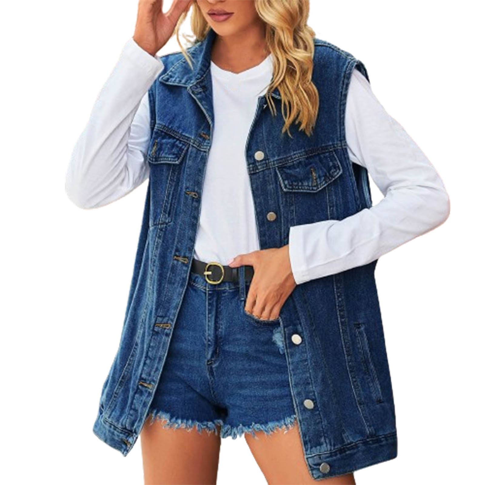 Denim gilets | Dames gilets | Miss Etam