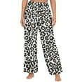 thumbnail image 1 of JGGSPWM Women's Fuzzy Fleece Pajama Pants Winter Warm Plush Pj Bottoms Soft Flannel Leopard Lounge Pants Sleepwear with Pockets Black L, 1 of 5