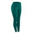 thumbnail image 1 of JGGSPWM Women's High Waist Athletic Leggings with Pockets for Yoga Dance Gym Pants Green XL, 1 of 9