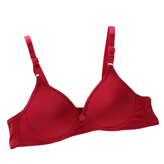 JGGSPWM Women's Lace Breathable Comfort Underwear Red L