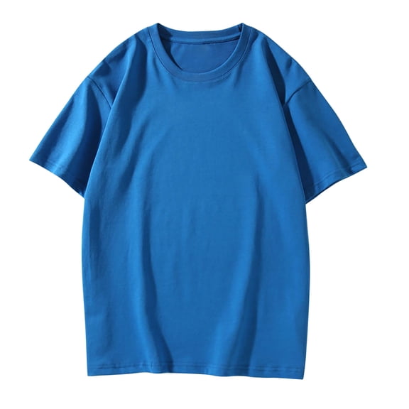 JGGSPWM Women's Lightweight Short Sleeve Workout Tops Yoga Running Gym Tees Athletic Shirts Blue 4XL