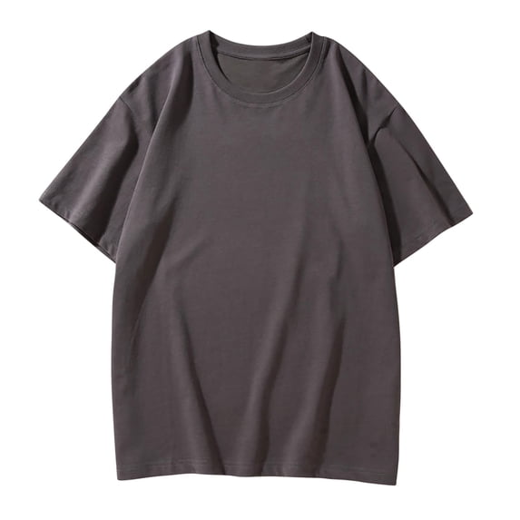 JGGSPWM Women's Lightweight Short Sleeve Workout Tops Yoga Running Gym Tees Athletic Shirts Dark Gray 3XL