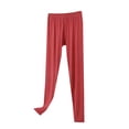 thumbnail image 1 of JGGSPWM Women's Modal Stretchy Relaxed Lounge Home Long Pants Pajama Soft Comfy Lounge Pj Bottoms Soft Casual Sleep Pants Red XXL, 1 of 5