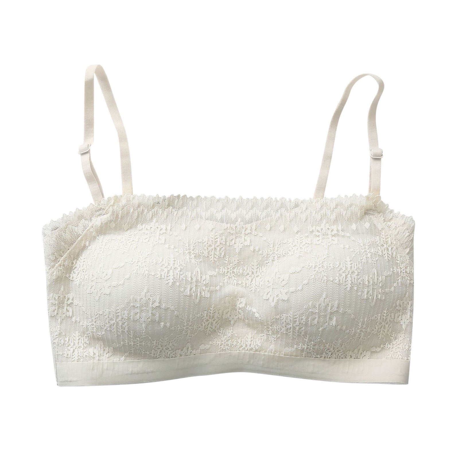 Women's Strapless Push Up Bra - Front Closure, Non-Slip, Wireless, Seamless Bandeau Tube Top