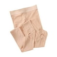 thumbnail image 1 of JGGSPWM Women's Ultra Soft Solid Color Elastic Waist Anti-Snag Pantyhose Leggings Stockings, Opaque, Full Foot, Tights Beige XL, 1 of 7