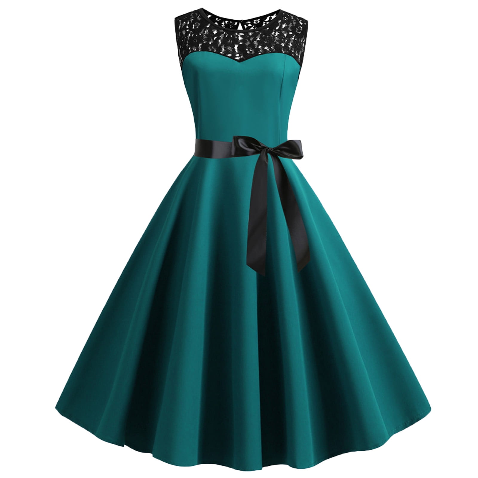 rifle green dress Rifle Green Color Silk Dress main image 1