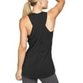 thumbnail image 1 of JGGSPWM Womens Cross Racerback Tank Workout Tops Running Muscle Yoga Shirts Athletic Gym Sleeveless Loose Fit Tank Tops Black XL, 1 of 7
