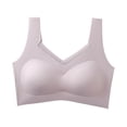 thumbnail image 1 of JGGSPWM Womens Seamless Push Up Bras No Underwire Full Coverage Anti Sagging Comfortable Bras Wide-shouldered Beautiful Back Bra Pink Free Size, 1 of 3