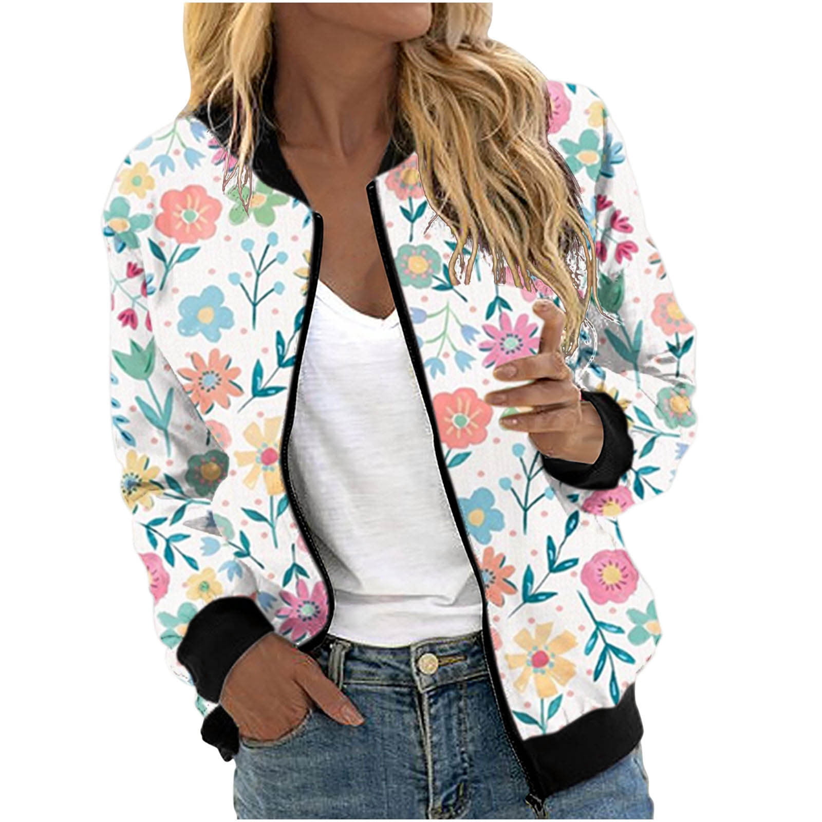 Womens floral coat cheap