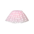 thumbnail image 1 of JGGSPWM Womens Tulle Polka Dot Mini Skirt Layered Design Elastic Waist Fashion Pleated Gauze Short Dancing Skirt Gauze Dress Pink Free Size, 1 of 4
