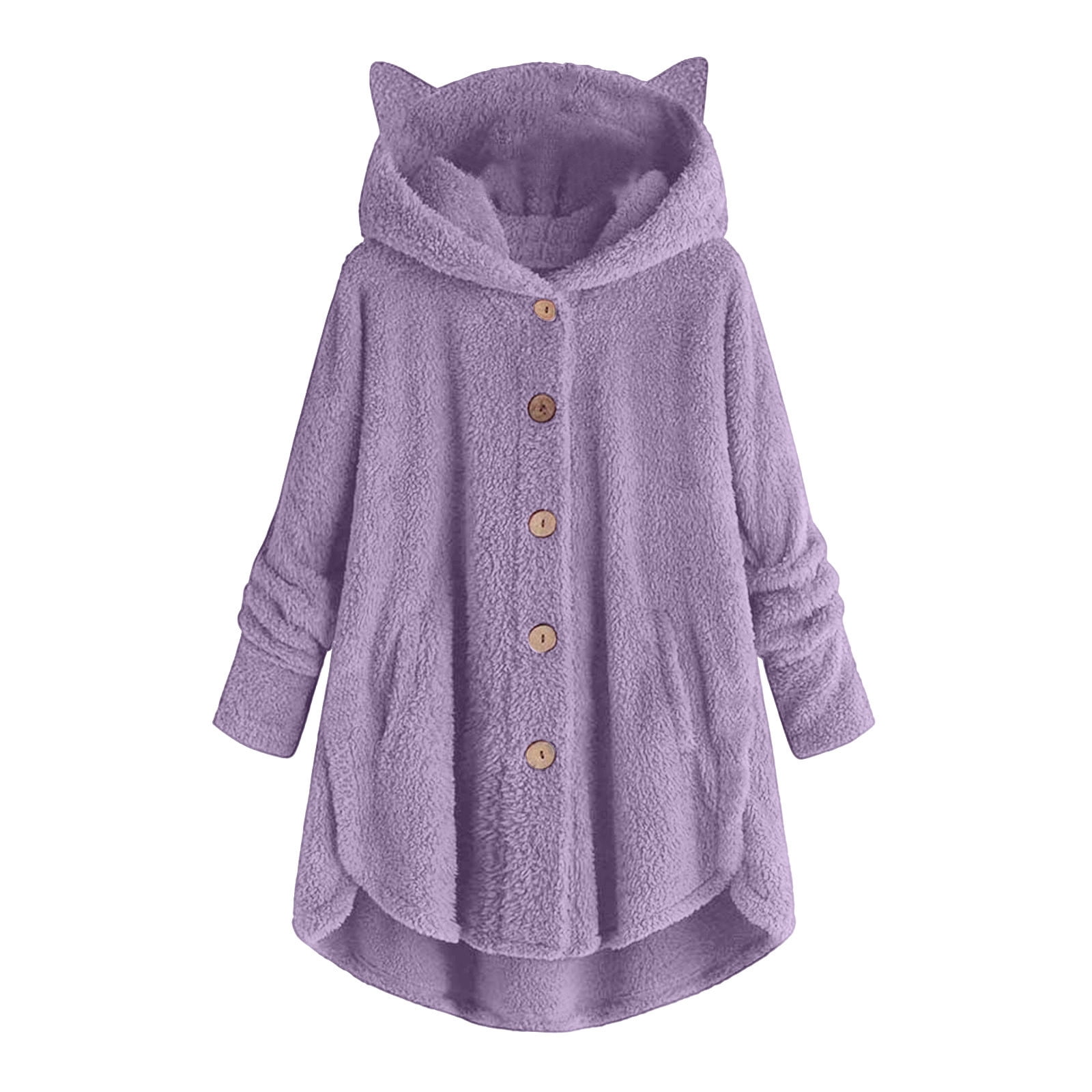 High low hooded sweater hotsell