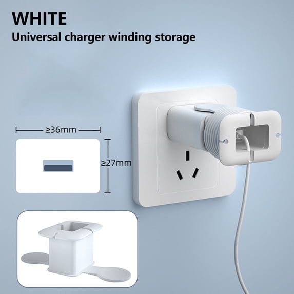 JGJJUGN 20W/18W Charger Protective Sleeve, Data Cable Organizer, Anti-Break Wire Storage, Cable Management Sleeve, Drop & Scratch Resistant, Silica Gel Material, Travel Accessory