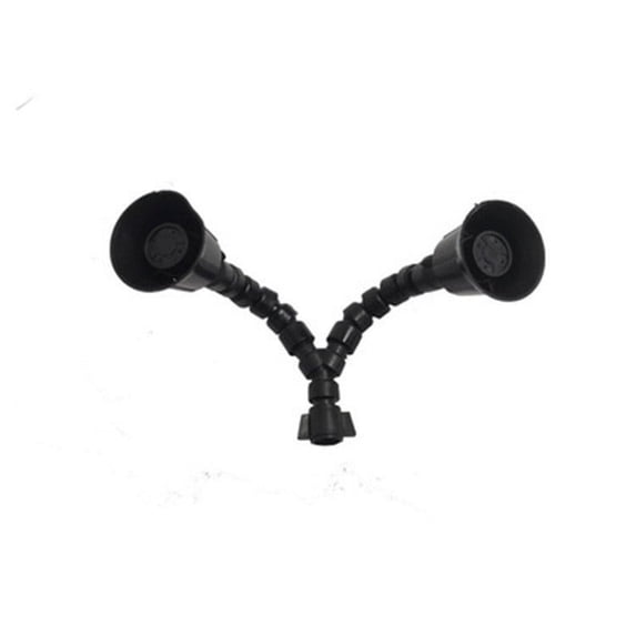 JGJJUGN 360 Degree Rotating Spray Nozzle, Curved Irrigation Sprayer, Adjustable Garden Watering Mist Nozzle for Lawns, Flowers, and Plants - Easy Installation