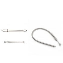 JGJJUGN 3PCS Drawstring Threaders, Spring Needle Threader, DIY Rope Insert Tool, Sewing Clips for Drawstrings, Adjustable Threading Device, Lightweight and Portable Drawstring Replacement Clips