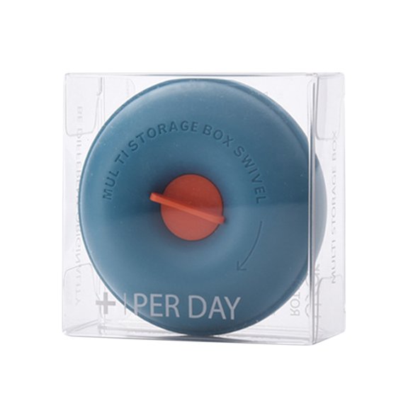 JGJJUGN 4 Cell Portable Medication Organizer, Weekly Pill Planner, Compact Travel Medicine Box, Pill Storage Container for Travel, Daily Dose Reminder, Great for on-the-go Use