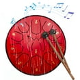 thumbnail image 1 of JGJJUGN 6-Inch 11 Tone Hand Drum Forget Worry Drum Portable Carbon Steel Musical Instrument for Stress Relief and Relaxation, 1 of 6