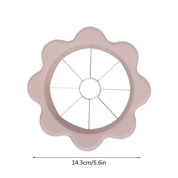 JGJJUGN 8-Slice Fruit Cutter, Fruit Slicer, Apple Corer, Kitchen Gadget, Easy Fruit Divider, Ideal Kitchen Tool for Apples, Potatoes, and More, Compact Size 14.3x14.3cm
