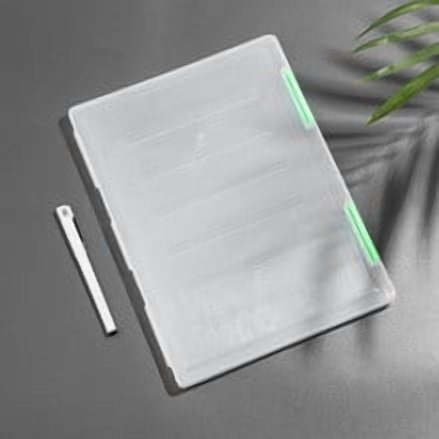 JGJJUGN A4 Transparent Storage Box, Clear Plastic File Organizer ...