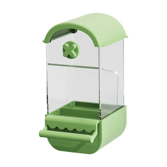 JGJJUGN Automatic Bird Feeder, Bird Feeding Bowl, Scattering Feeder, Splash-Proof Bird Feeding Device, Large Capacity Parrot Food Dispenser for Easy Bird Care