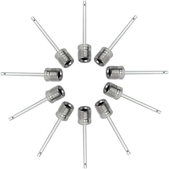 JGJJUGN Basketball Pump Needles, Ball Pump Needles, Sports Ball Pump Accessories, Inflatable Ball Needles, Universal Fit for Basketball, Football, Soccer, Volleyball, 100 Pack